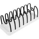 Porte - couvercles casserole support de rangement pour couvercles et ustensiles de cuisine organisation ...