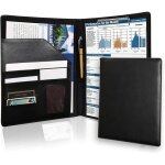 Porte - documents porte - documents presse - papiers avec papier et stylo noir pzcc