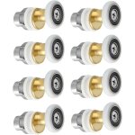 Porte de douche - rouleau roulette roue pour porte de douche roulettes coulissantes pour rouleau 8 pi�ces ...