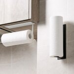 Porte essuie tout auto - adhsif supports pour papier essuie - tout en drouleur porte rouleau de cuisine ...