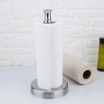 Porte essuie - tout en inox support vertical pour rouleaux de cuisine dimensions 33 cm de hauteur pzcc ... Porte essuie - tout en inox support vertical pour rouleaux de cuisine dimensions 33 cm de hauteur pzcc ...