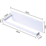 Porte - essuie - tout mural en mtal blanc support sans perage pour cuisine rouleau de papier essuie ...