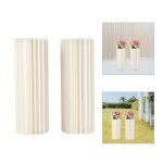 Porte - fleurs en papier de 2 pi�ces 80cm - porte - fleurs cylindrique pliant - pot pour d�coration de ...