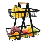 Porte - fruits  2 niveaux panier de fruit et legumes dtachable panier  pain porte - lgumes corbeille ...