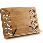 Porte - livre de cuisine portable lutrin support de lecture tablette en bambou pupitre de lecture et ... Porte - livre de cuisine portable lutrin support de lecture tablette en bambou pupitre de lecture et ...