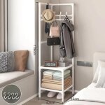 Porte - manteau  2 / 3 niveaux pour vtements dangle simples saisonnierstagre de rangement sur piedgain ...