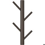 Porte - manteau mural en bois � suspendre - motif branche darbre - moderne - fixation murale verticale ...