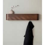 Porte - manteau mural en bois - zor� - design moderne - placage de bois massif ch�ne - fonc�