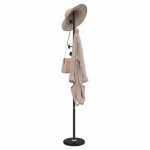 Porte manteau noir 176 cm fer enduit de poudre Porte manteau noir 176 cm fer enduit de poudre