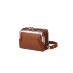 Porte - monnaie compact marron fermeture clair mini portefeuille porte - cartes compartiments rangement ...