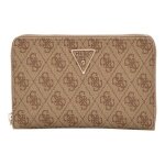 Porte - monnaie - guess - laurel cheque organizer - marron clair - minimaliste - 21x11x3 cm