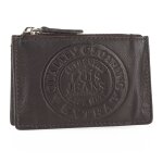 Porte monnaie homme cuir souple petit format 208344 marron
