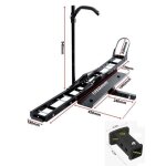 Porte - moto attelage scooter - equipement express sicoba - rampe de chargement 227kg + adaptateur 2 ...