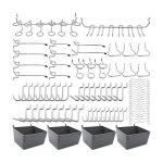 Porte - outils de crochets pour panneaux perfors avec bacsverrous chevillespour organiser divers outils80 ... Porte - outils de crochets pour panneaux perfors avec bacsverrous chevillespour organiser divers outils80 ...