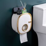 Porte - papier hyginique mural lumire de luxe tanche en plastique rangement sanitaire support de bote ... Porte - papier hyginique mural lumire de luxe tanche en plastique rangement sanitaire support de bote ...