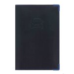 Porte - papiers voiture 2 volets color pop ? carte grise permis mmo vhicule ? pvc noir coutures & coins ...