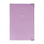 Porte - papiers voiture ancien permis + carte grise ? pvc lilas ? format 15 � 10 cm ? made in france ...