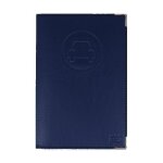 Porte - papiers voiture ancien permis + carte grise ? pvc marine ? format 15 � 10 cm ? made in france ...