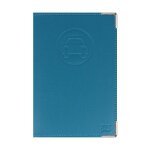 Porte - papiers voiture ancien permis + carte grise ? pvc petrole ? format 15 � 10 cm ? made in france ...