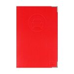 Porte - papiers voiture ancien permis + carte grise ? pvc rouge ? format 15 � 10 cm ? made in france ...