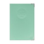 Porte - papiers voiture ancien permis + carte grise ? pvc vert deau ? format 15 � 10 cm ? made in france ...