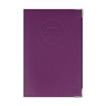 Porte - papiers voiture ancien permis + carte grise ? pvc violet ? format 15 � 10 cm ? made in france ...