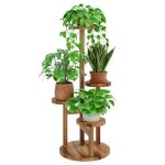 Porte plante - bamworld - 4 niveaux - escalier d�coratif pour fleurs - convient � la chambre � coucher ...