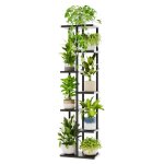 Porte plante - bamworld - 7 couches - supports de plantes pour lint�rieur et lext�rieur - convient � ...