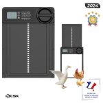 Porte poulailler automatique bcsk® Écran lcd alliage daluminium anti - pincement Étanche avec capteur ... Porte poulailler automatique bcsk® Écran lcd alliage daluminium anti - pincement Étanche avec capteur ...