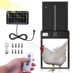 Porte poulailler solaire automatique en aluminium avec un panneau solaire minuterie écran led télécommande ... Porte poulailler solaire automatique en aluminium avec un panneau solaire minuterie écran led télécommande ...