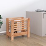 Porte revues 40x265x385 cm bois massif de noyer