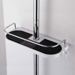 Porte savon douche - noname - support sans percage - noir et blanc - r�glable - 8kg