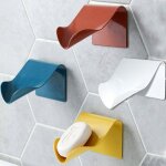 Porte - savon mural sans perçage en plastique abs idéal pour cuisine et salle de bain Porte - savon mural sans perçage en plastique abs idéal pour cuisine et salle de bain