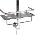 Porte savon phasat etag�re de salle de bain acier inoxydable sans per�age