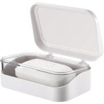 Porte - savon de voyage avec couvercle porte - savon drainant r�cipient � savon �tanche porte - savon ...