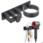 Porte seche cheveux et lisseur pour salle de bains / chambre  coucher / htel porte seche cheveux sans ...