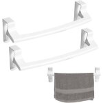 Porte serviette accroche - torchon pour sans percer torchons porte - serviettes de salle bain torchon ...