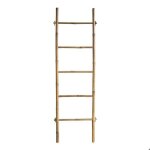 Porte - serviettes en bambou - 5 barres de séchage - 190x50x4cm Porte - serviettes en bambou - 5 barres de séchage - 190x50x4cm