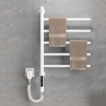Porte - serviettes Électrique mural chauffe - serviettes Électrique avec 5 bras pivotants À 180 ° 80 ... Porte - serviettes Électrique mural chauffe - serviettes Électrique avec 5 bras pivotants À 180 ° 80 ...