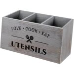 Porte - ustensiles de cuisine de style rtro porte - couverts en bois peut contenir spatules fourchettes ...