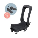 Porte - velo - accessoires porte - velo urban iki junior sige sur le coffre noir / noir set serrure ...