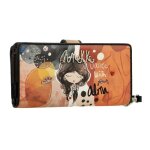 Portefeuille tout - en - un femme - anekke - alma - 18 x 10 x 2 cm - multicolore - protection rfid