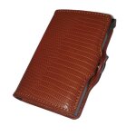 Portefeuille - honsheng - pop up - marron - cuir - rfid blocker Portefeuille - honsheng - pop up - marron - cuir - rfid blocker