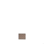 Portefeuille - chabrand - icone - toile enduite - cuir - marron