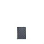 Portefeuille - chabrand - icone - toile enduite - cuir de vachette - noir