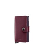 Portefeuille compact - secrid - miniwallet - cuir de vachette - bordeaux - rfid s�curis�
