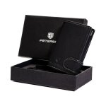 Portefeuille en cuir pour homme avec porte - monnaie ext�rieur - peterson