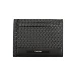 Portefeuille en cuir noir calvin klein