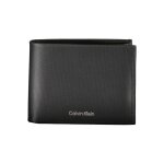 Portefeuille �l�gant en cuir noir calvin klein avec blocage rfid