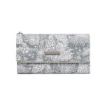 Portefeuille femme portefeuille avec mtal en cuir avec 10 emplacements porte - cartes monnaies lger ...